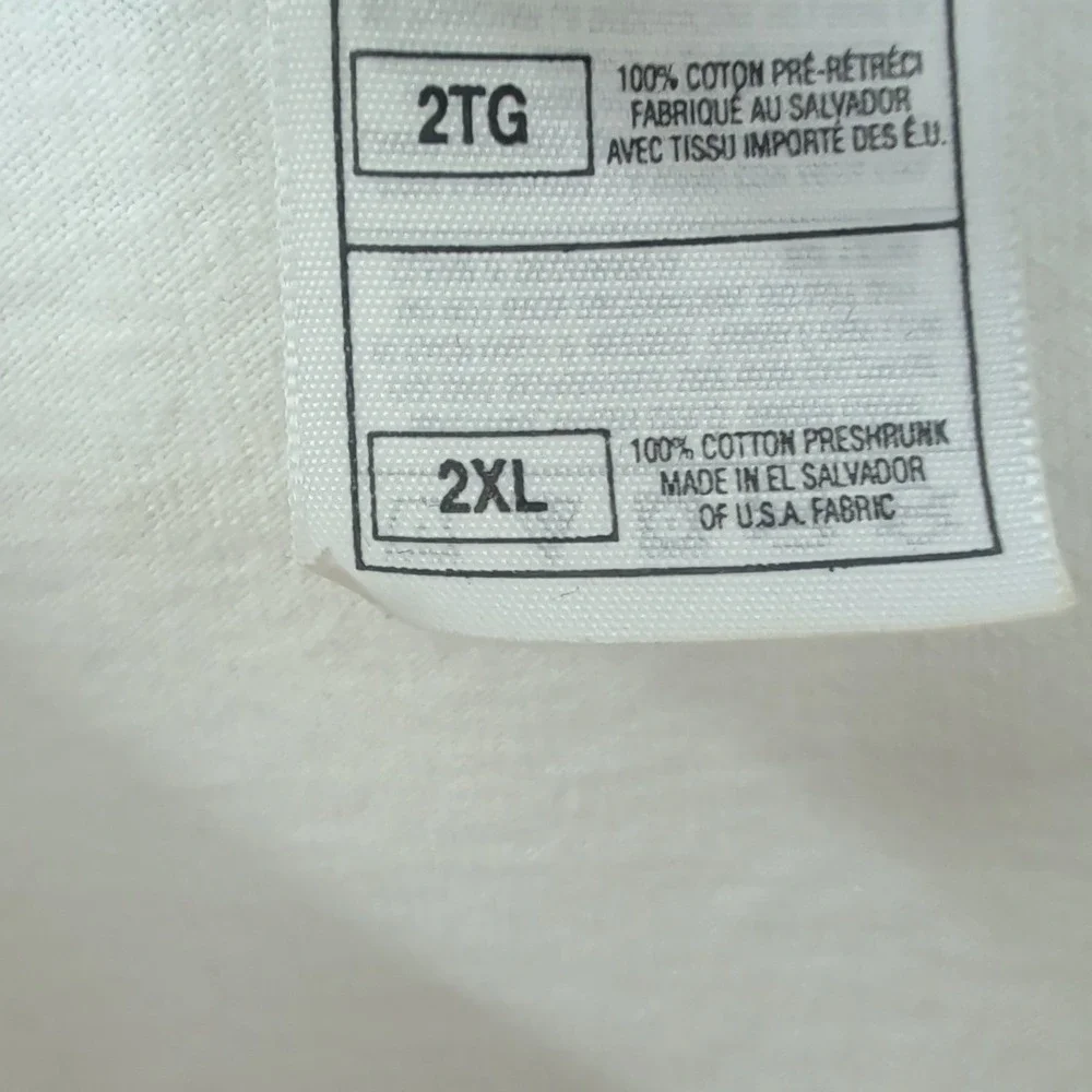 Vtg Y2K Fruit Of The Loom Rod Run 20th Anniversary Graphic T-Shirt White‎ 2XL